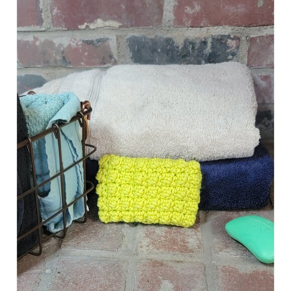 Lime Green and Yellow Kitchen Scrubby - Picture 4 of 10